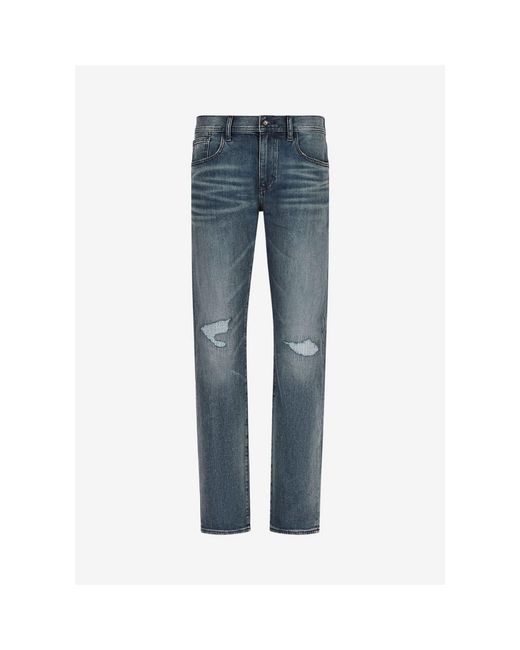 ARMANI EXCHANGE Blue Slim Fit Jeans for men
