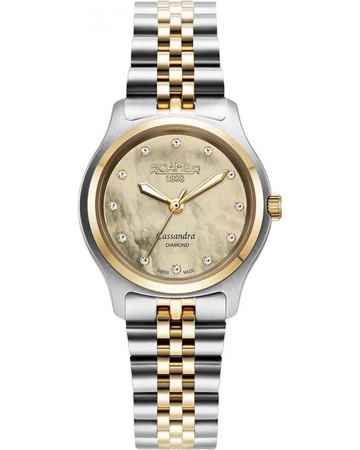 Roamer Metallic 626847-47-39-20 Ladies Cassandra Diamond Watch