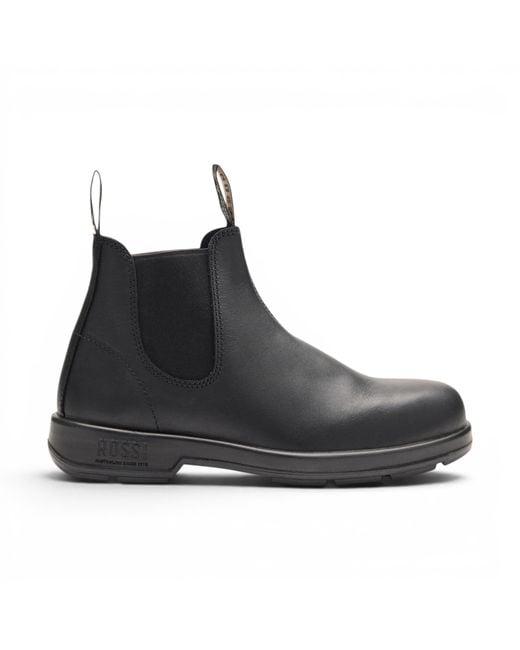 Rossi Boots Black 404 Leather Outdoor Chelsea