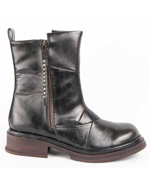 Montevita Black Ankle Boot Motta