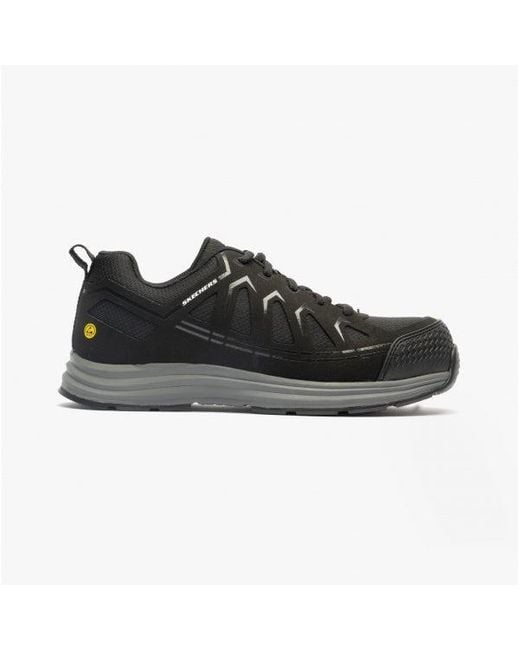 Skechers 200127Ec/Blk Malad Ii Herren Sicherheitsschuhe in Black für Herren