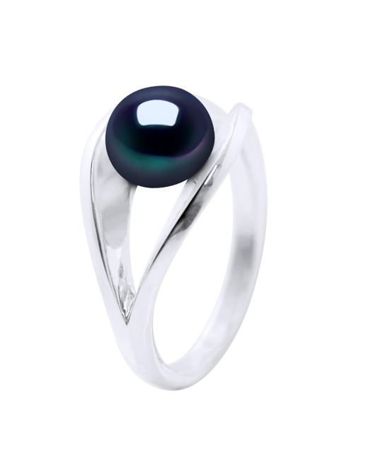 Ateliers Saint Germain Blue Ring Real Cultured Freshwater Pearl Bonton 8-9 Mm