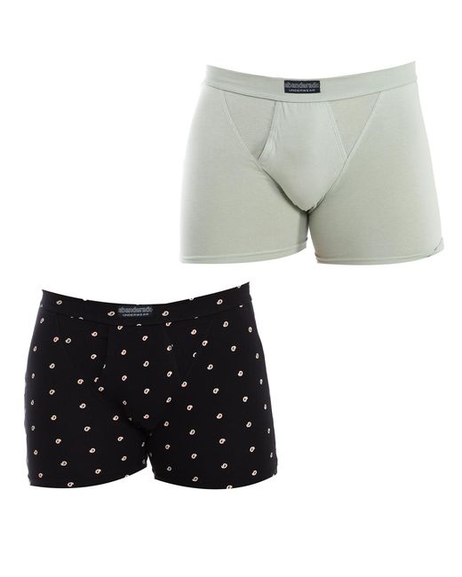 Abanderado Gray Pack-2 Sensitive Essential Boxers A5398 for men