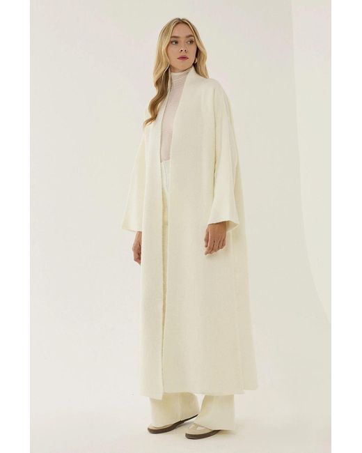 Hiccup Natural Oversized Long Cardigan