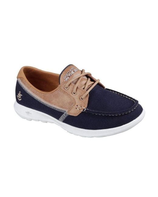 Skechers Blue Go Walk Lite Coral ’S Shoes