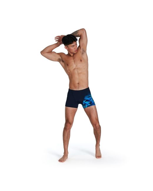 Speedo Blue Hyper Boom V Cut Aquashort for men
