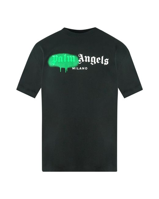 Palm Angels Pmaa001s20413054 1055 Black T-shirt for men