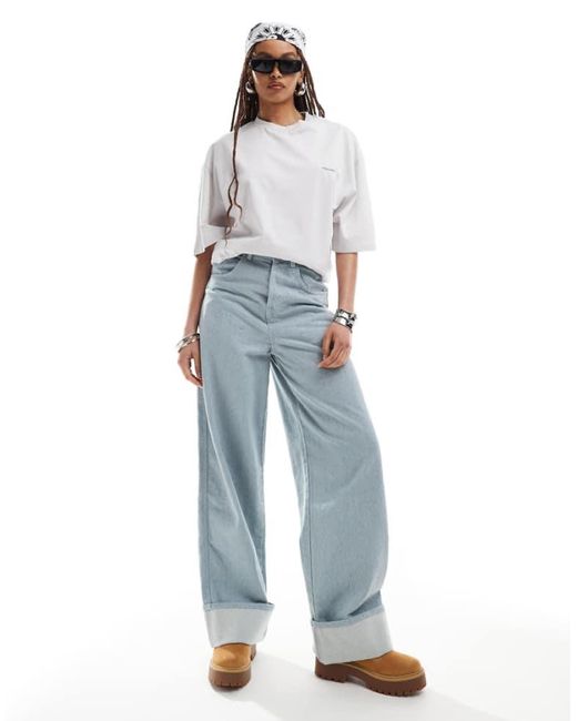 Collusion Blue X002 Baggy Jeans