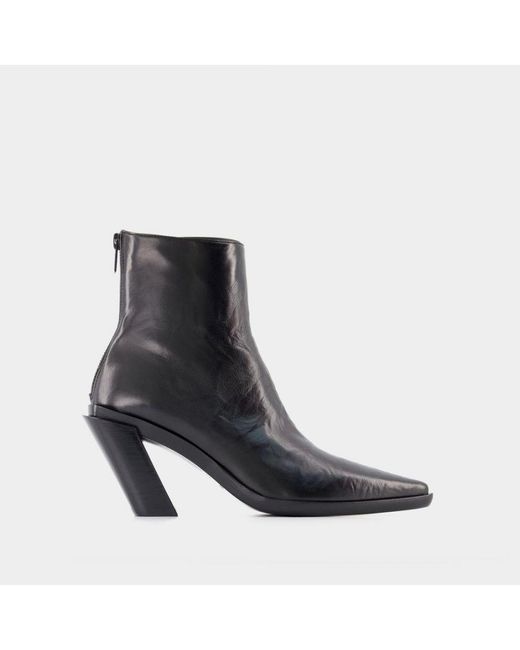Ann Demeulemeester White Florentine Ankle Boots
