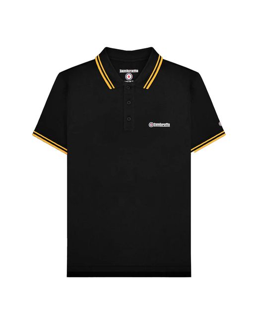 Lambretta Black Tipped Big & Tall Polo Shirt Cotton for men