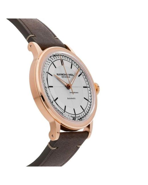 Raymond Weil Gray Millesime Watch 2925-Pc5-65001 Leather (Archived) for men