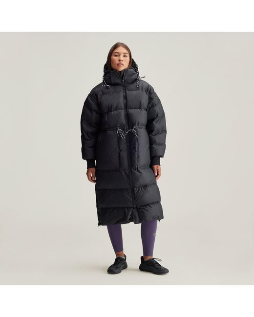 Adidas By Stella McCartney Black Long Padded Winter Jacket