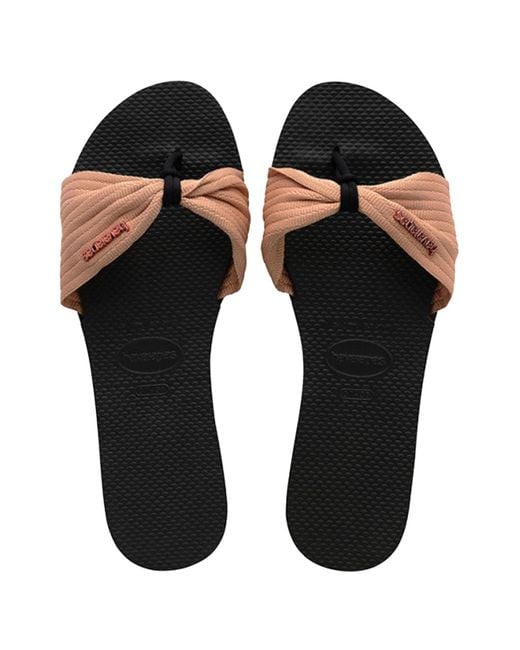 Havaianas Black Saint-Tropez Flip-Flops