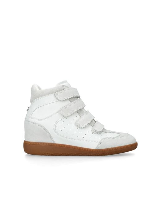 Steve Madden White Suede Mustang Sneakers