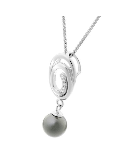 Orphelia White 'Eden' 925 Sterling Chain With Pendant
