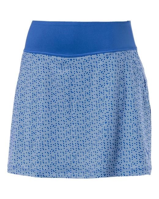 PUMA Blue Golf Pwrshape Knit Skirt