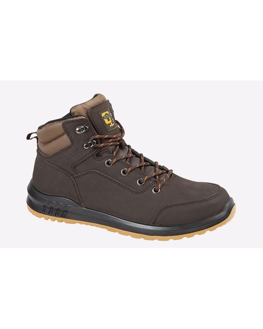 Grafters Brown Sitka Safety Boots for men