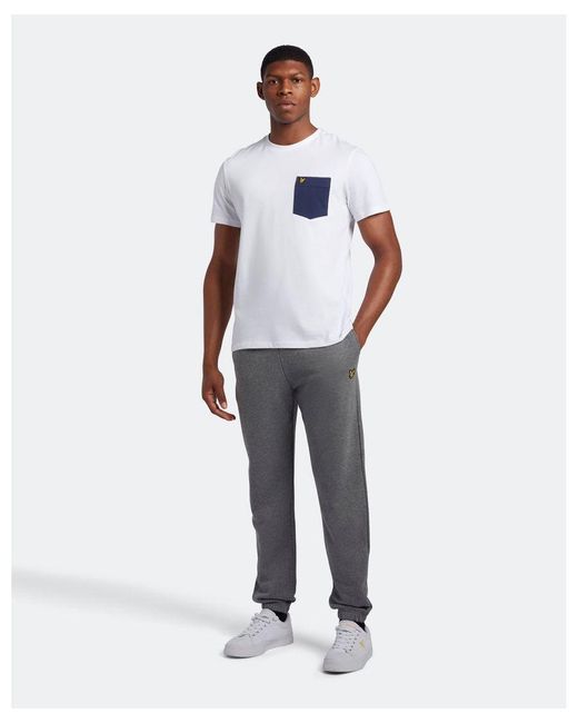 Lyle & Scott Gray Slim Sweatpant for men