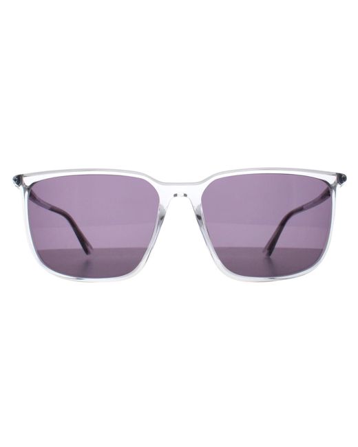 Calvin Klein Purple Rectangle Crystal Smoke Ck22522S for men