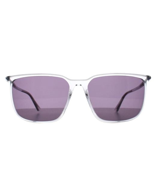 Calvin Klein Purple Rectangle Crystal Smoke Ck22522S for men