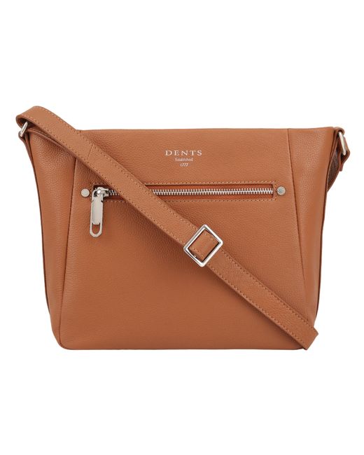 Dents Brown Chester Leather Handbag