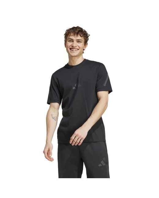 Adidas Black M Z.N.E. Tee T-Shirt for men