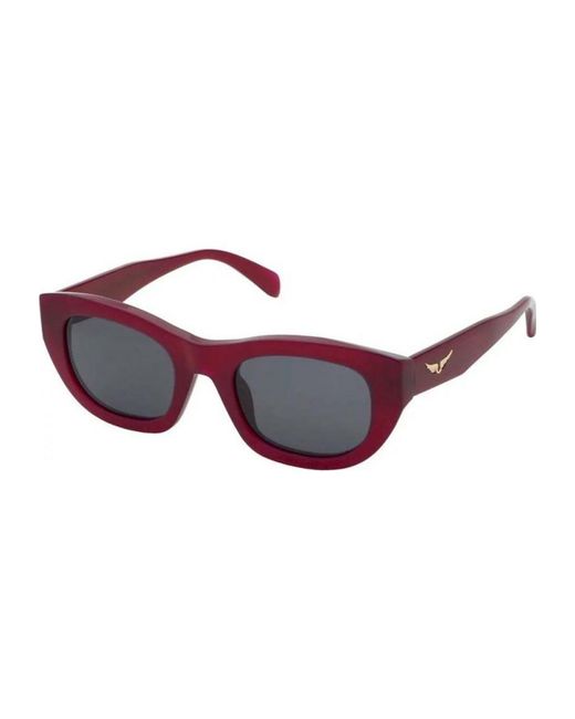 Zadig & Voltaire Red Szv408-5109M5 Szv408 51 5109M5 Sunglasses