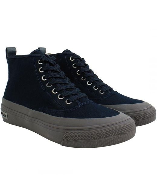 Seavees Blue Mariners Navy Boots Canvas for men