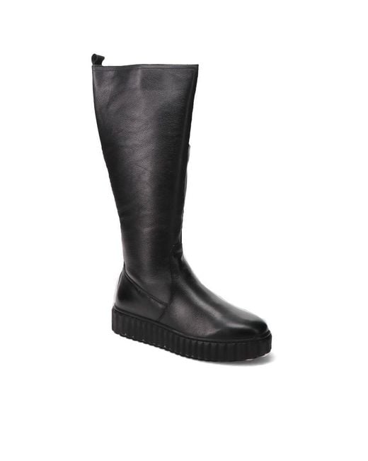 Jones Bootmaker Black Erith Leather Long Boots