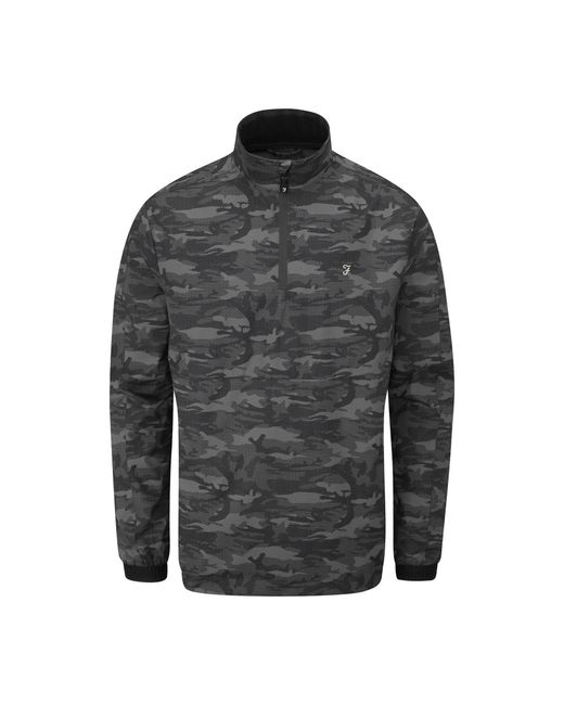 Farah Gray Parker Camouflage Showerproof Jacket for men