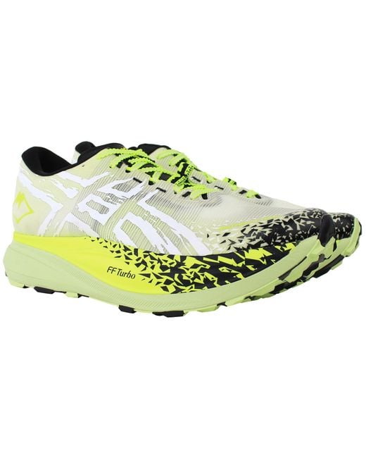 Asics Yellow Metafuji Trail Running Shoes for men