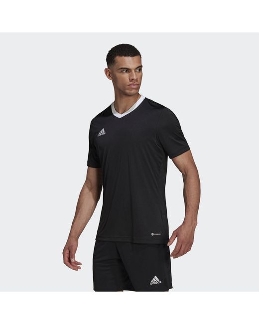 Adidas Originals Black Entrada 22 Jersey for men