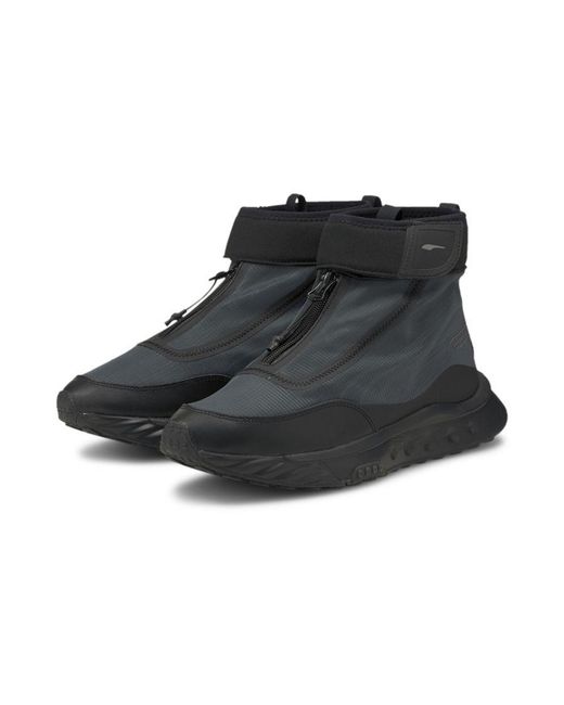 PUMA Black Wild Rider Ad4Pt Trainers Sports Shoes for men