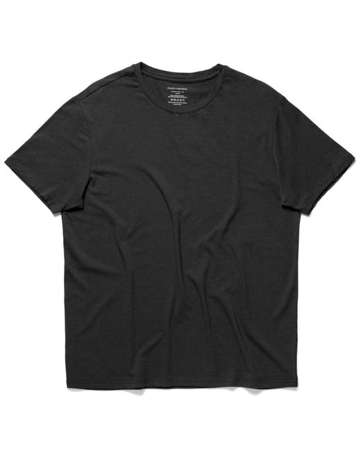 Panos Emporio Black Bamboo Cotton Blend T-Shirt for men
