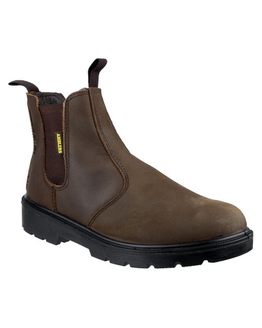 Amblers Safety Brown Fs128 Durable Pull On Dealer Boot