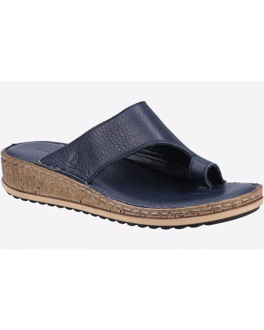 Hush Puppies Blue Elissa Leather