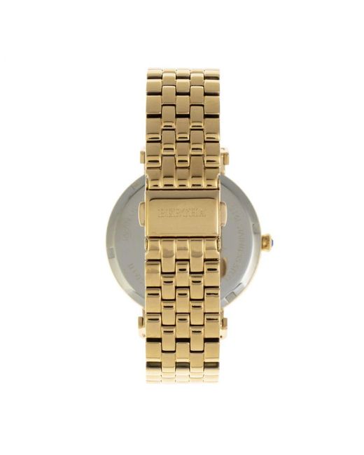 Bertha Metallic Emily Mother-Of-Pearl Bracelet Watch