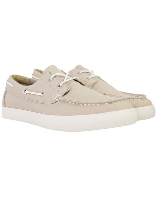 Timberland White Union Wharf Boat Shoes for men