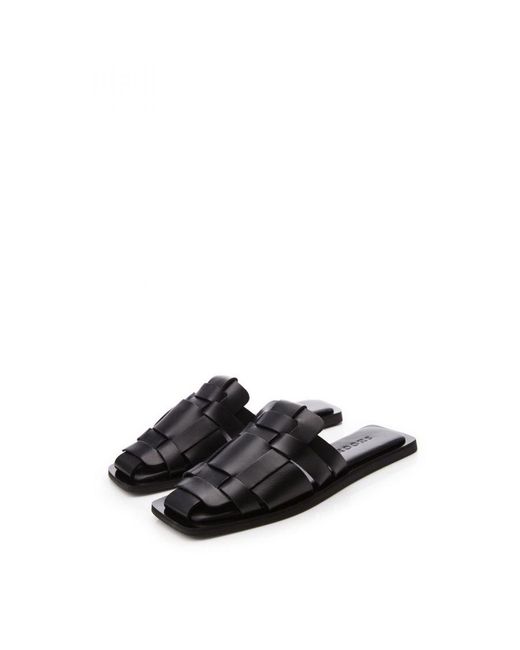 Shoon Black 'Sh Akari' Leather