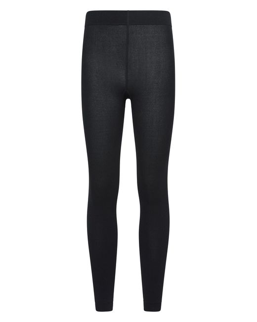 Mountain Warehouse Black 'Talus' Thermal Brushed Leggings Warm Comfy Trousers
