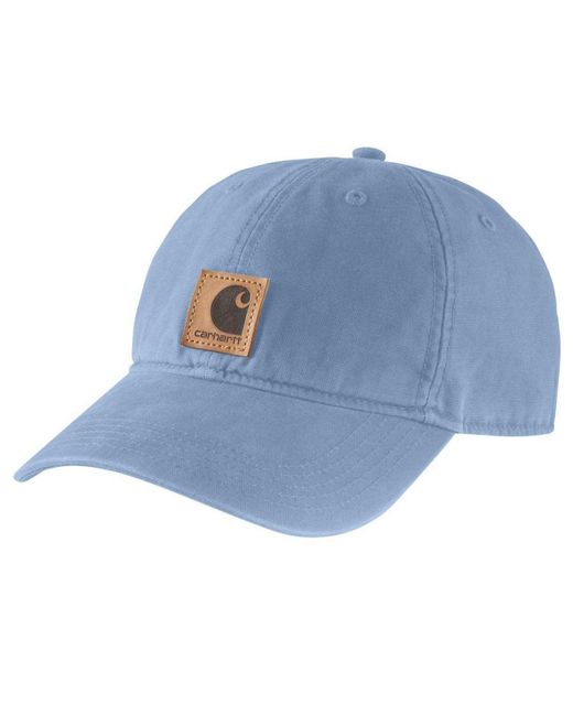 Carhartt Blue Odessa Adjustable Fast-Dry Baseball Cap for men