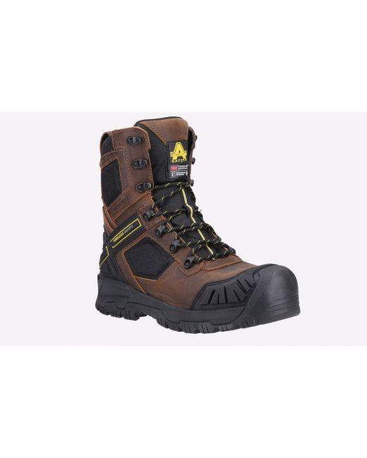 Amblers Safety Black Detonate Waterproof Boots for men