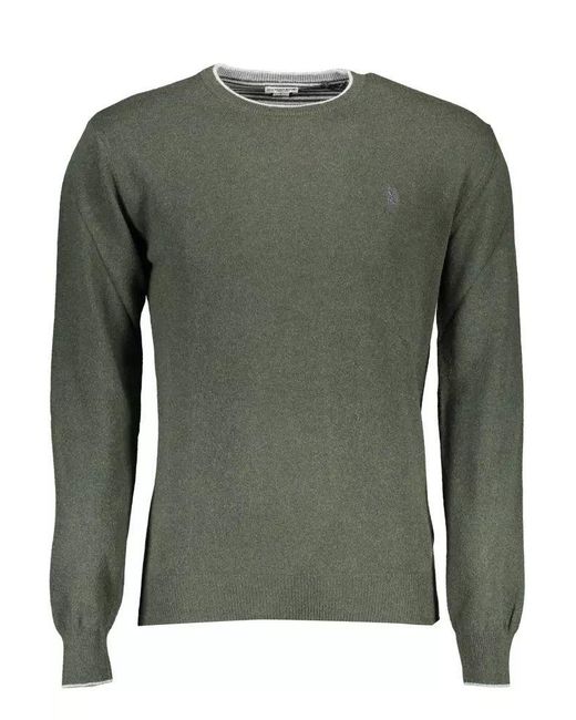 U.S. POLO ASSN. Green Wool Sweater for men