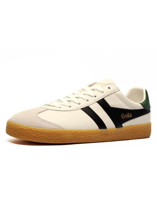Gola Black Classics Medallist Leather Trainers for men