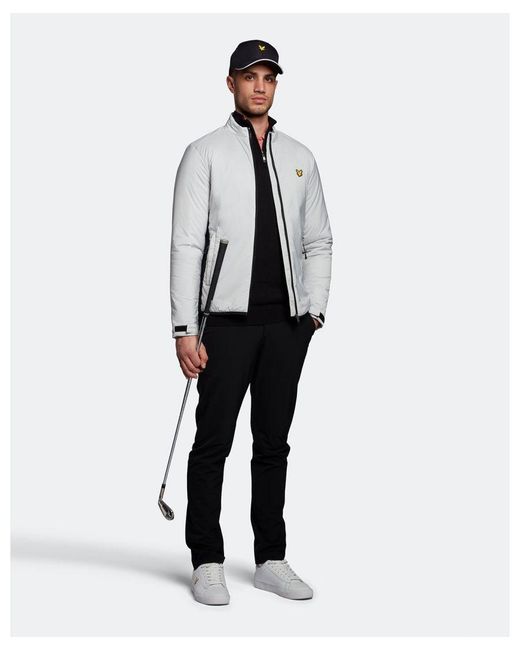 Lyle & Scott Gray Golf Primaloft Jacket for men