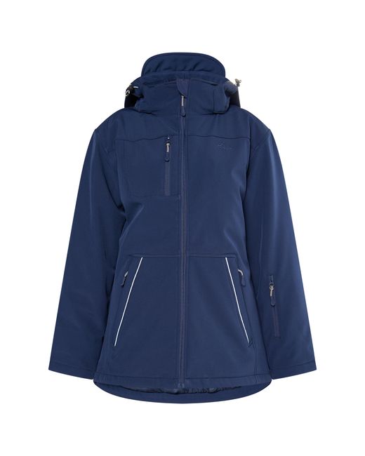Icebound Softshell Jas Marine in het Blue