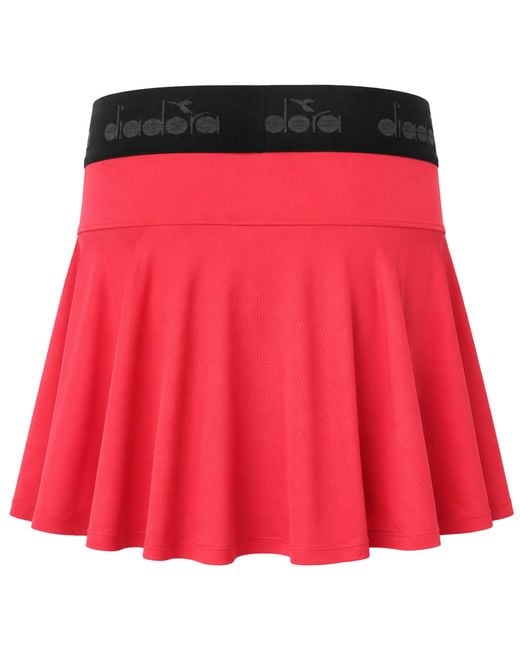 Diadora Red Logo Skirt