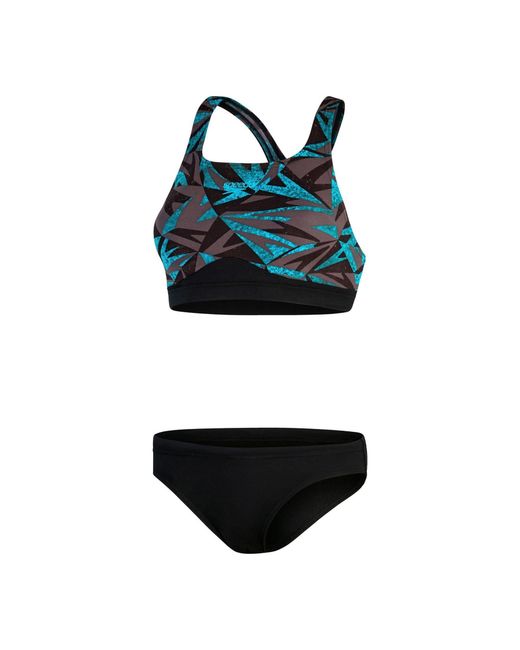 Speedo Black Rbck Brf 2Pc