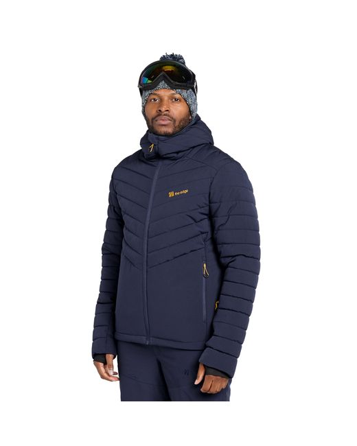 The Edge Blue Panorama Insulated Baffle Jacket for men