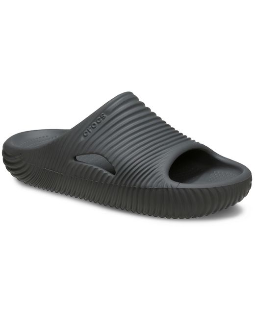 CROCSTM Black Mellow Tide Recovery Sandals Colour: Slate Rubber